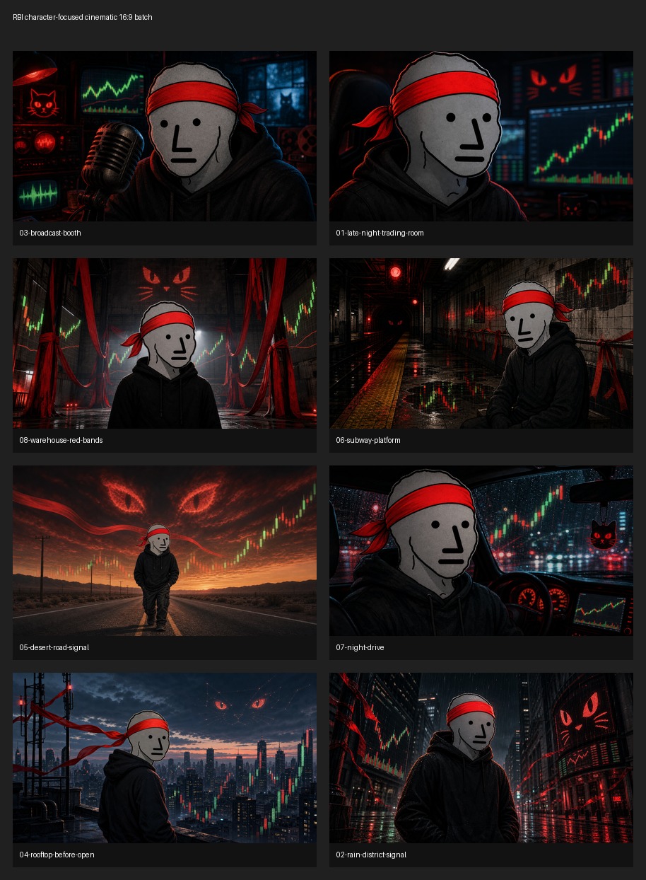 Contact sheet of Red Band Influencers red band moments