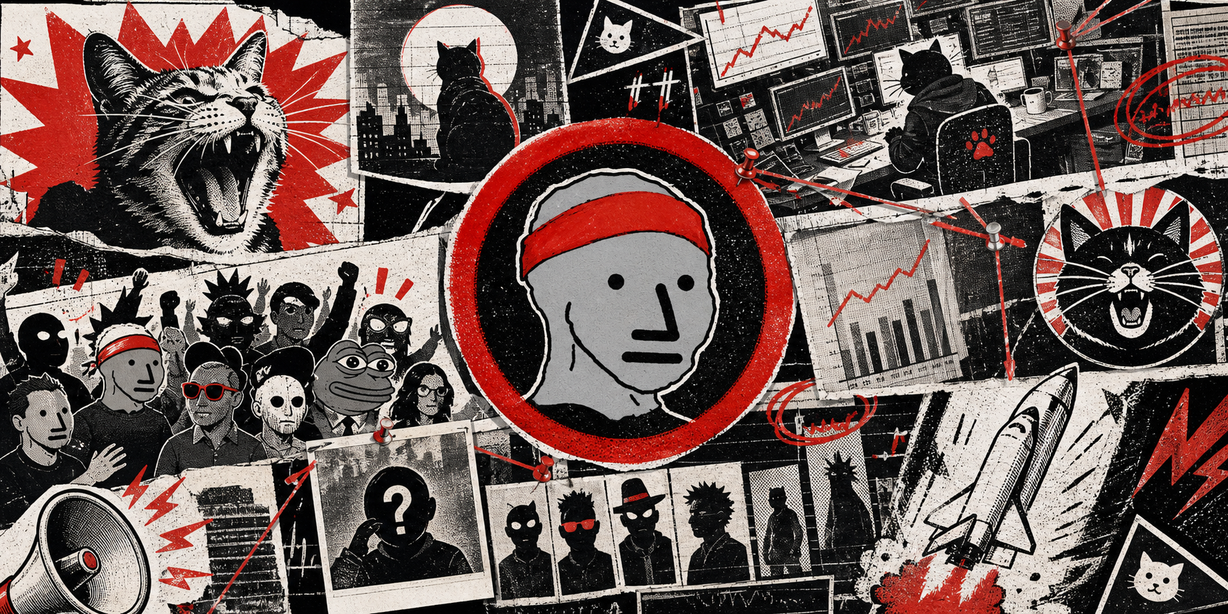 Red Band Influencers lore wall
